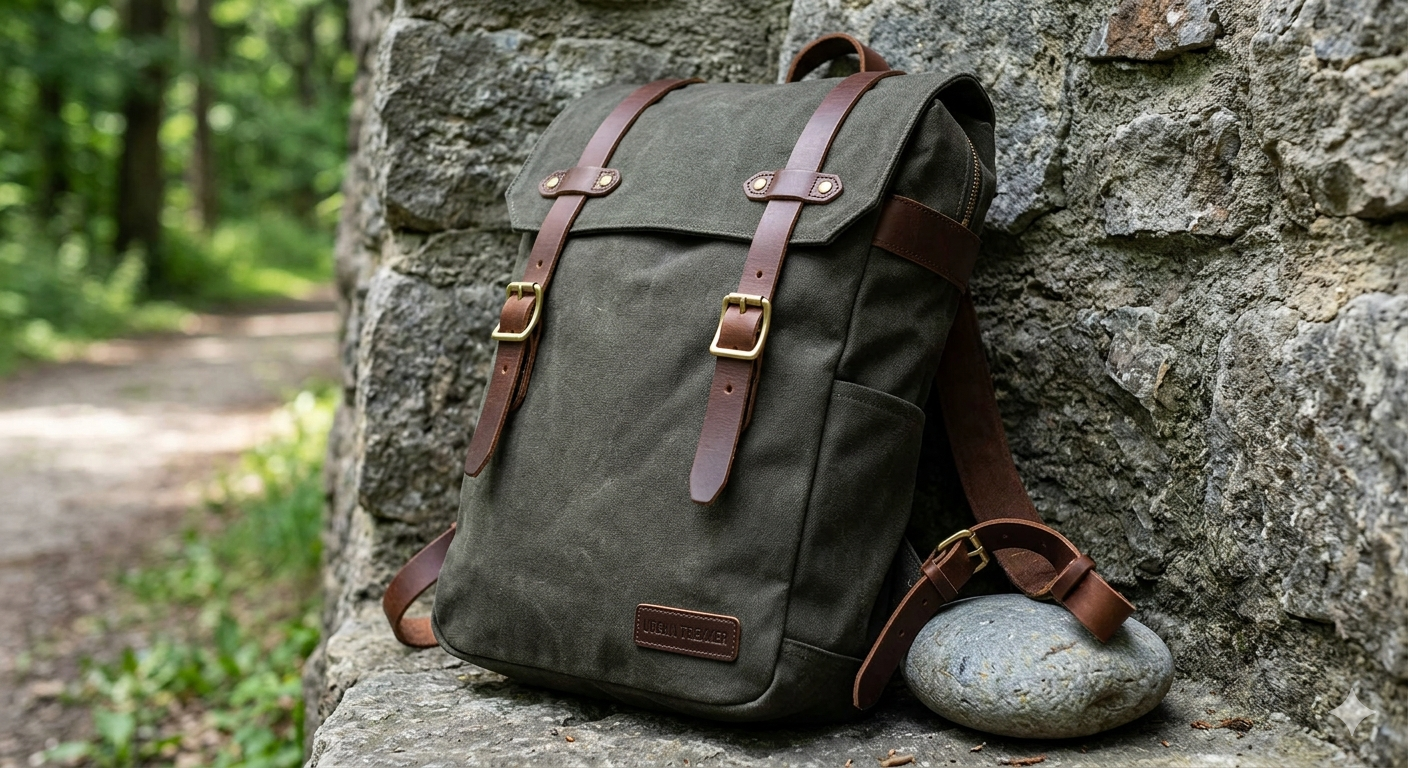 Heritage Canvas & Leather Backpack